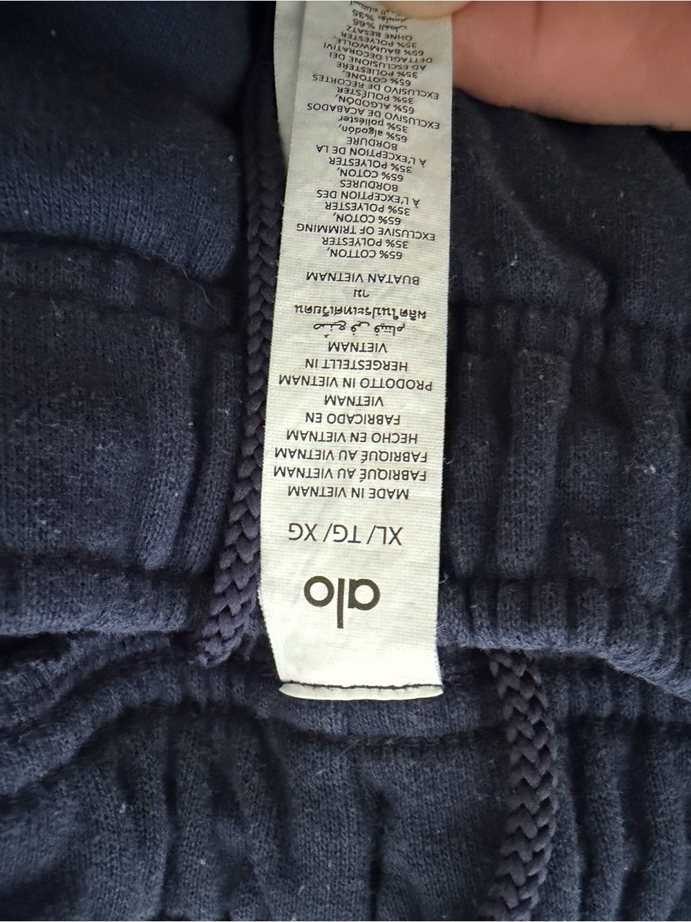 ALO blue sweatpants - Picture 2 of 2